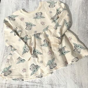 Star Wars Baby Yoda Toddler Girls Dress Size 12M